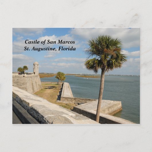 Burg San Marcos Feiertagspostkarte (Vorderseite)