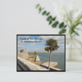 Burg San Marcos Feiertagspostkarte (Stehend Vorderseite)