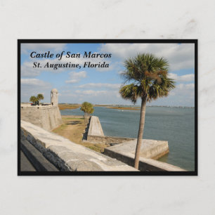 Burg San Marcos Feiertagspostkarte