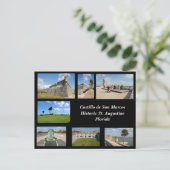 Burg San Marcos Feiertagspostkarte (Stehend Vorderseite)