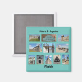 Burg San Marcos Magnet (Vorderseite/Rückseite)