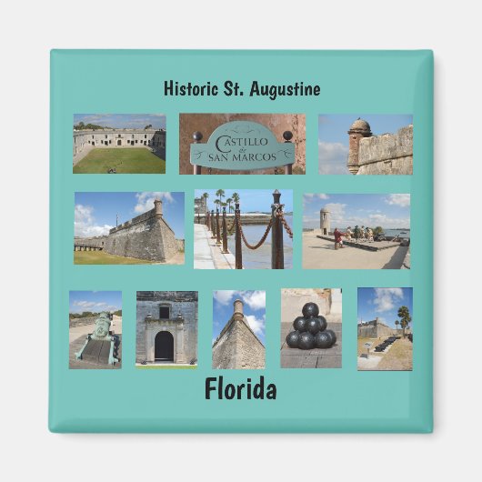 Burg San Marcos Magnet (Vorne)