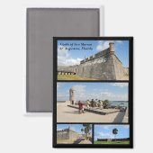 Burg San Marcos Magnet (Vorderseite/Rückseite)