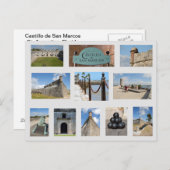 Burg San Marcos Postcard St. Augustine, Fl. Postkarte (Vorne/Hinten)