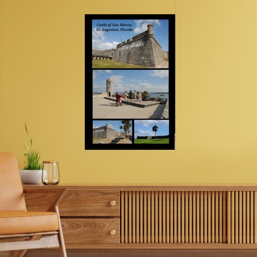 Burg San Marcos Poster (Wohnzimmer 2)