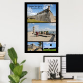 Burg San Marcos Poster (Heimbüro)