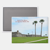 Burg San Marcos St. Augustine, Florida Magnet (Vorderseite/Rückseite)