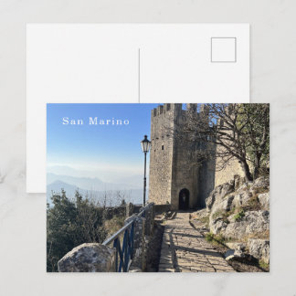 Burg San Marino  Postkarte
