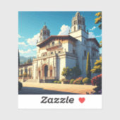 Burg San Simeon San Salvatore: Höhenweg nach Morco Aufkleber (Blatt)