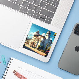 Burg San Simeon San Salvatore: Höhenweg nach Morco Aufkleber