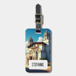 Burg San Simeon San Salvatore: Höhenweg nach Morco Gepäckanhänger