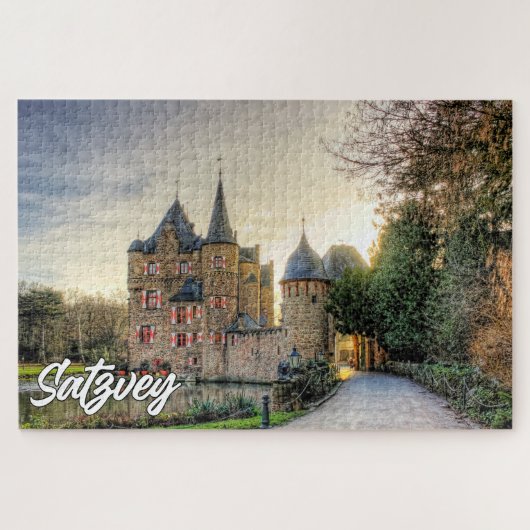 Burg Satzvey, Deutschland Puzzle (Horizontal)