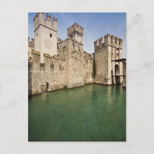 Burg Scaliger, Sirmione, Provinz Brescia, Postkarte (Vorderseite)
