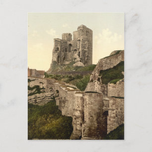 Burg Scarborough, Scarborough, Yorkshire, Großbrit Postkarte