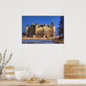 Burg Schwerin - Deutschland Print Poster (Küche)