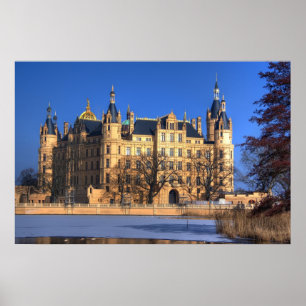 Burg Schwerin - Deutschland Print Poster