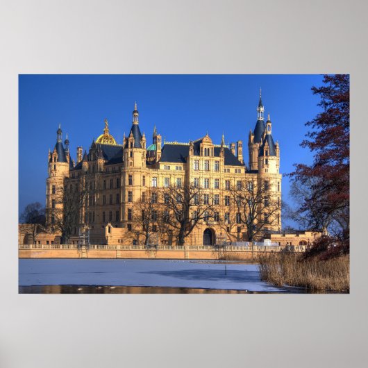 Burg Schwerin - Deutschland Print Poster (Vorne)