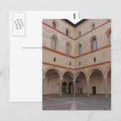 Burg Sforza - Mailand, Italien Postkarte (Vorne/Hinten)