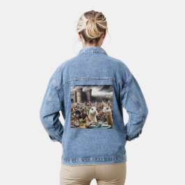 Burg Siege Tea Party Jeansjacke