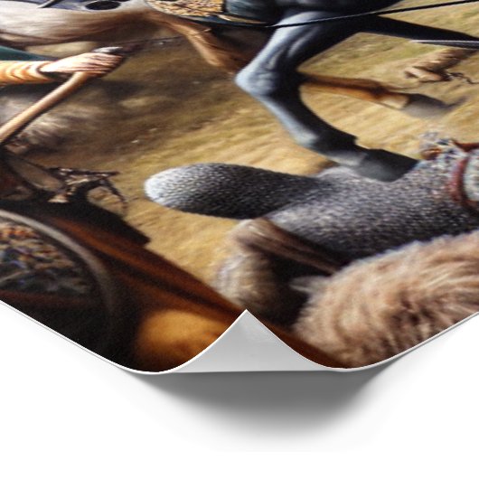 Burg Siege Tea Party Poster (Ecke)