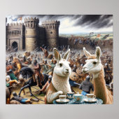 Burg Siege Tea Party Poster (Vorne)