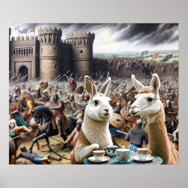 Burg Siege Tea Party Poster