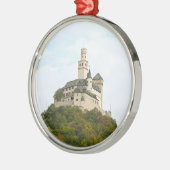 Burg Silbernes Ornament (Links)