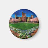 Burg Smithsonian Garden Kirchenblüten Magnet (Vorne)