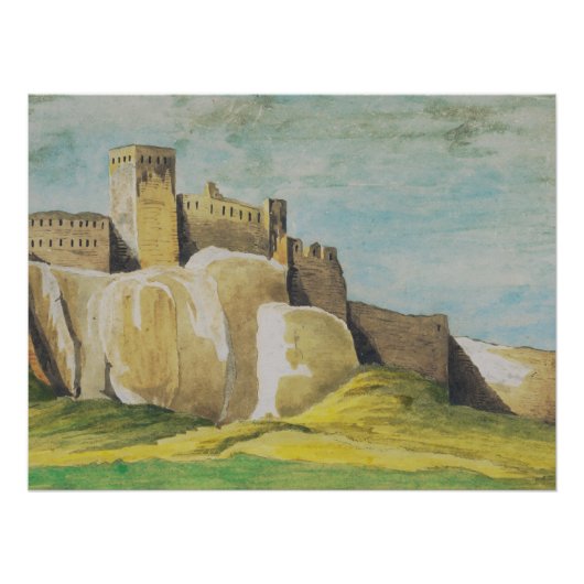 Burg Spis in der Ostslowakei Poster (Vorderseite)