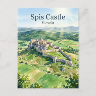Burg Spis Slowakei Postkarte