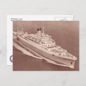 Burg SS Windsor, Gewerkschaft Burg Postkarte (Vorne/Hinten)