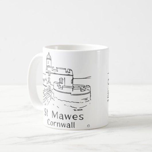 Burg St Mawes Tasse (Vorderseite Links)