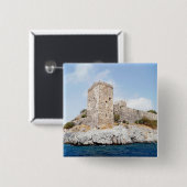 Burg St. Peter in Bodrum Button (Vorne & Hinten)