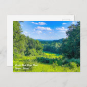 Burg Staat Park/Garten: Postkarte (Vorne/Hinten)