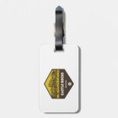 Burg Staat Park Idaho Gepäckanhänger (Rückseite vertikal)