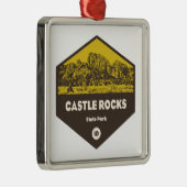 Burg Staat Park Idaho Ornament Aus Metall (Rechts)