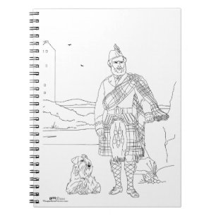 Burg Stalker, Argyll Schottland Notizblock