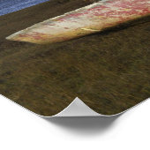 Burg Stalker mit dem Fischerboot in Poster (Ecke)