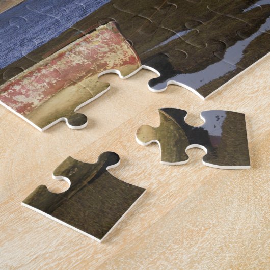 Burg Stalker mit Fischerboot im Schloss Puzzle (Seite)