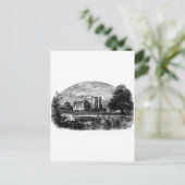 Burg Stokesay 1897 Postkarte (Stehend Vorderseite)