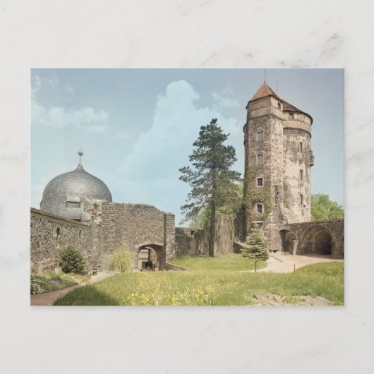 Burg Stolpen, Cosel Tower Postkarte (Vorderseite)