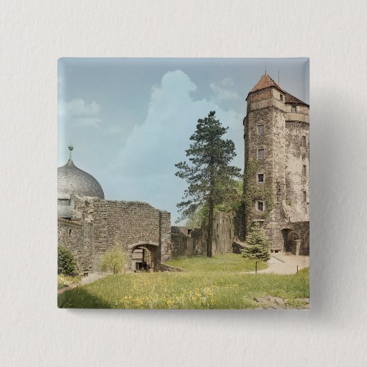 Burg Stolpen, Cosel Turm Button (Vorderseite)