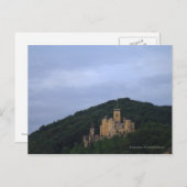 Burg Stolzenfels Postkarte (Vorne/Hinten)