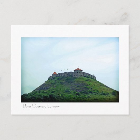 Burg Suemeg, Postkarte (Vorderseite)