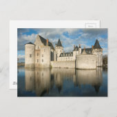 Burg Sully sur Loire Postkarte (Vorne/Hinten)