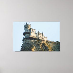 Burg Swallow's Nest in Krim Leinwanddruck