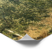 Burg Toskana Poster (Ecke)