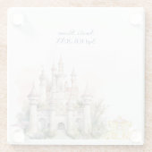 Burg und Beförderung Glasuntersetzer (Rückseite)