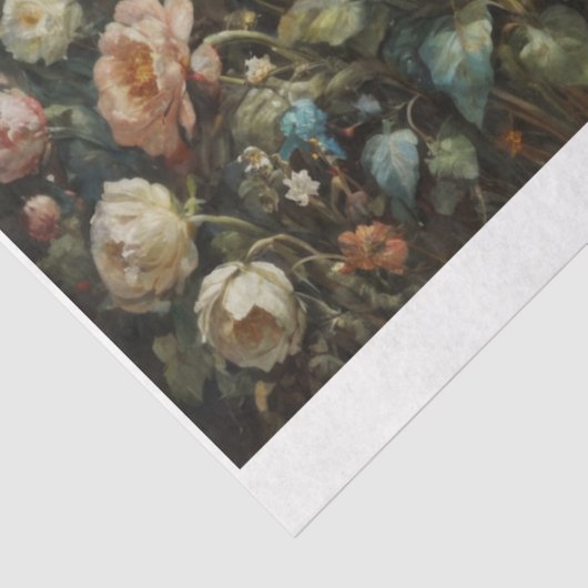 Burg und Blume 2designs -Decoupage- Seidenpapier (Ausschnitt)