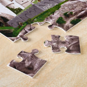 Burg und Drachen Puzzle (Seite)